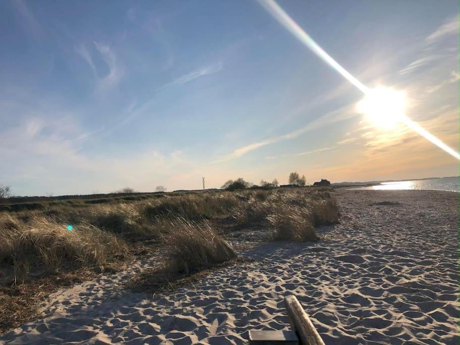 Neue Ferienwohnung Kuestennaehe Mit Terrasse 3Km Zum Strand Osdorf Esterno foto